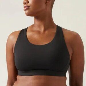 Athleta Ultimate Bra Supersonic M (D-DD) Black